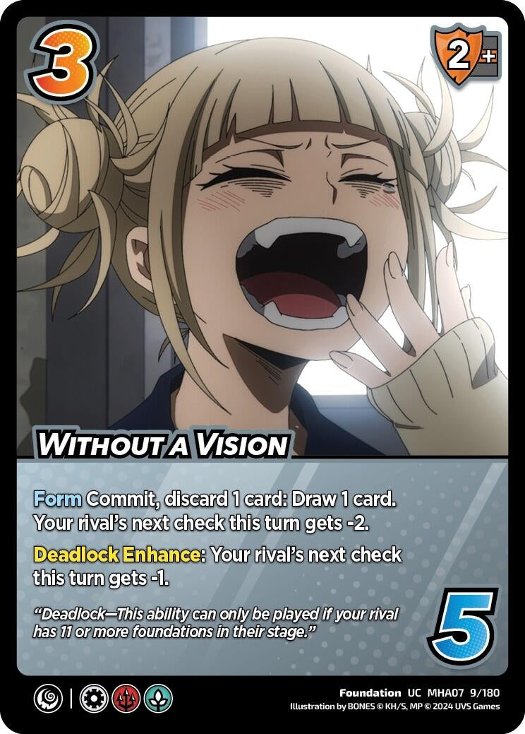 Image for Without a Vision (UniVersus: My Hero Academia: Girl Power) (9/180) - UniVersus