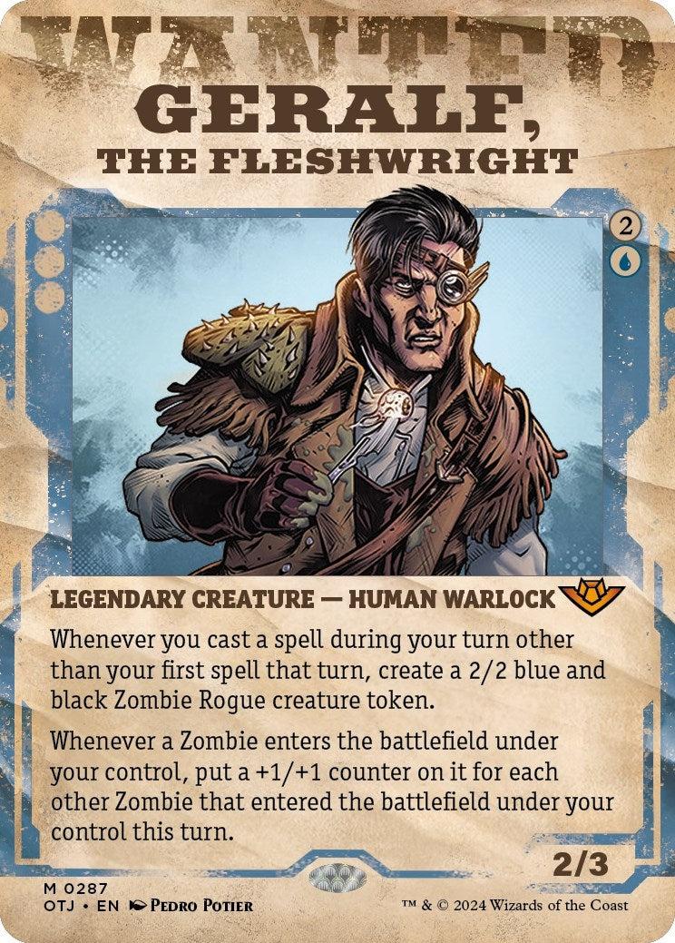 Image for Geralf, the Fleshwright (Showcase) (Outlaws of Thunder Junction) (287) - Magic: The Gathering
