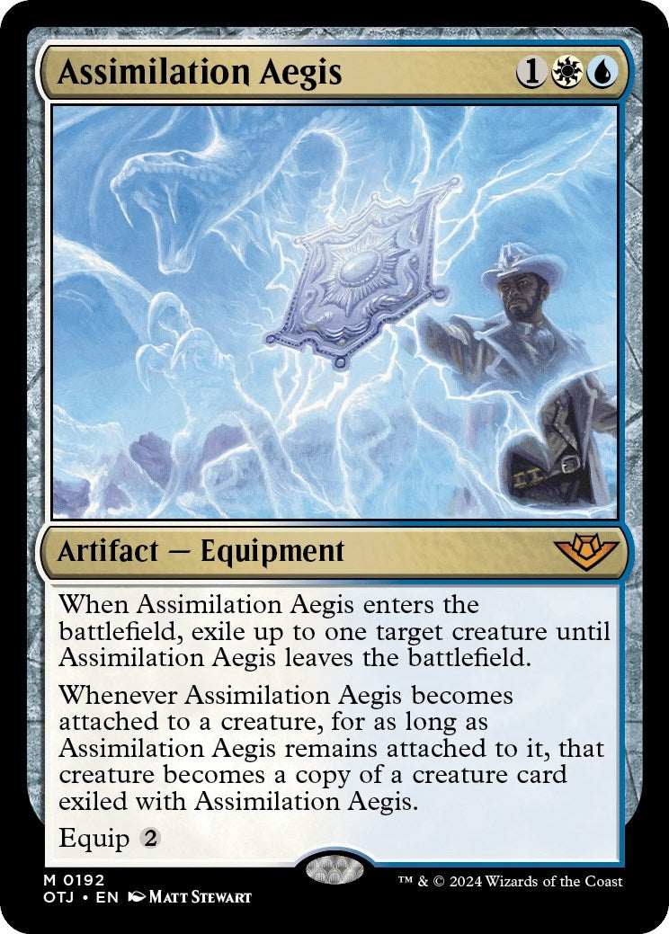 Image for Assimilation Aegis (Outlaws of Thunder Junction) (192) - Magic: The Gathering