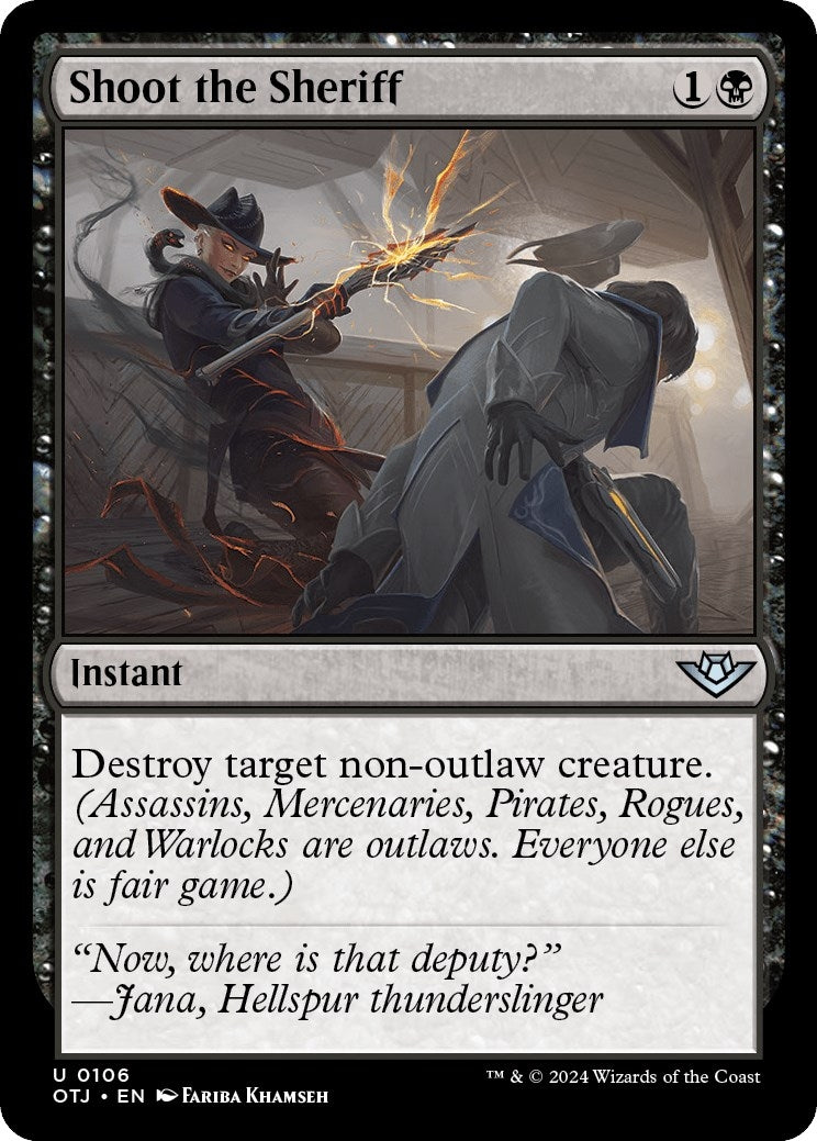 Image for Shoot the Sheriff (Outlaws of Thunder Junction) (106) - Magic: The Gathering
