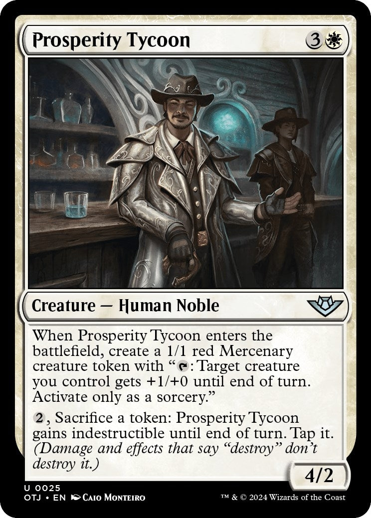 Image for Prosperity Tycoon (Outlaws of Thunder Junction) (25) - Magic: The Gathering