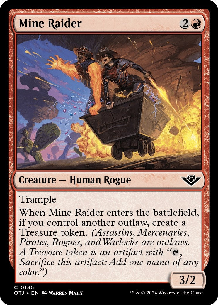 Image for Mine Raider (Outlaws of Thunder Junction) (135) - Magic: The Gathering