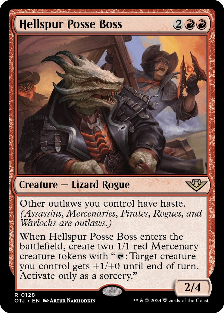 Image for Hellspur Posse Boss (Outlaws of Thunder Junction) (128) - Magic: The Gathering