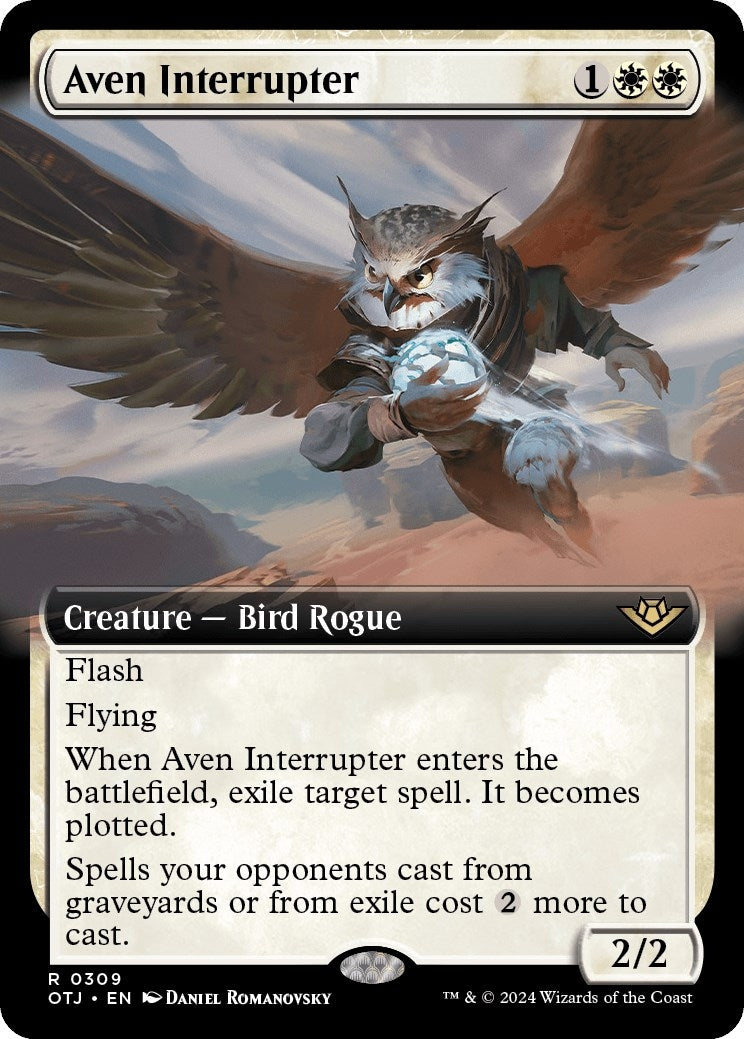 Image for Aven Interrupter (Extended Art) (Outlaws of Thunder Junction) (309) - Magic: The Gathering