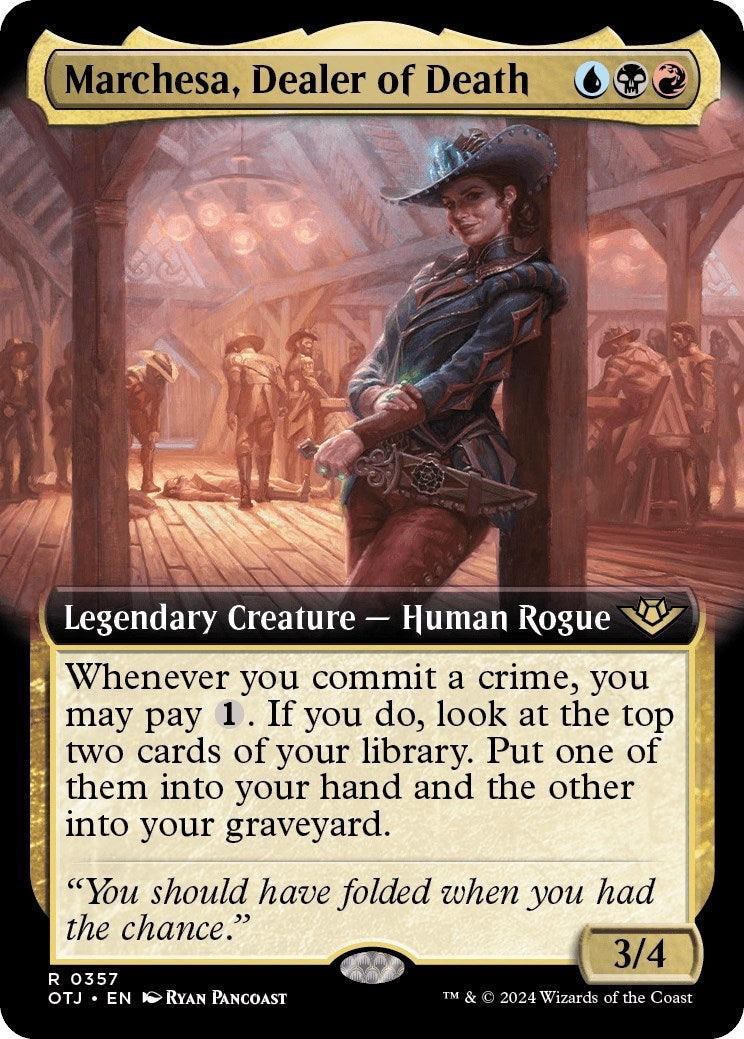 Image for Marchesa, Dealer of Death (Extended Art) (Outlaws of Thunder Junction) (357) - Magic: The Gathering