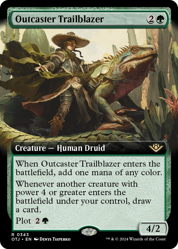 Image for Outcaster Trailblazer (Extended Art) (Outlaws of Thunder Junction) (343) - Magic: The Gathering