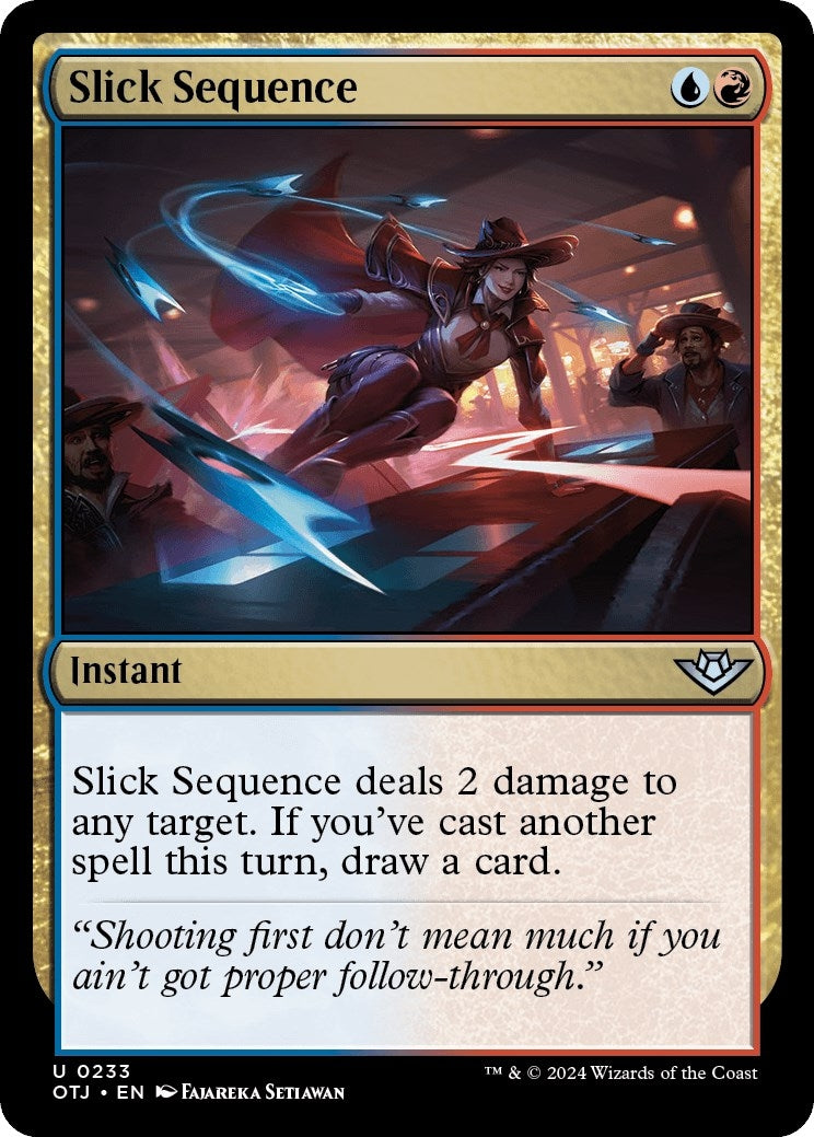 Image for Slick Sequence (Outlaws of Thunder Junction) (233) - Magic: The Gathering