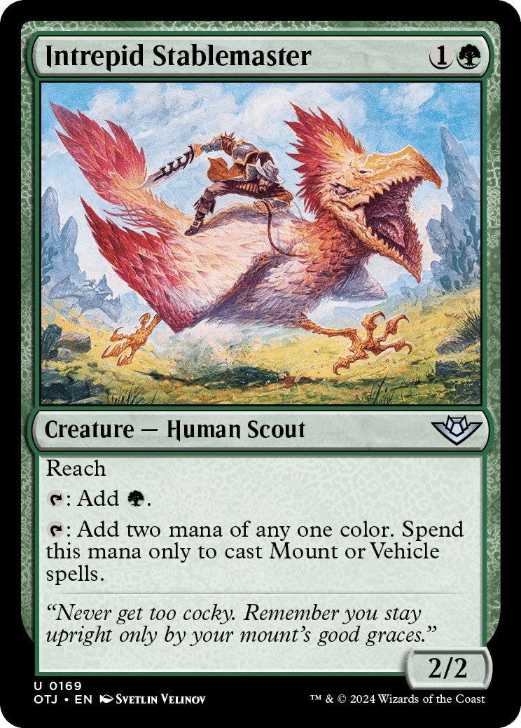Image for Intrepid Stablemaster (Outlaws of Thunder Junction) (169) - Magic: The Gathering