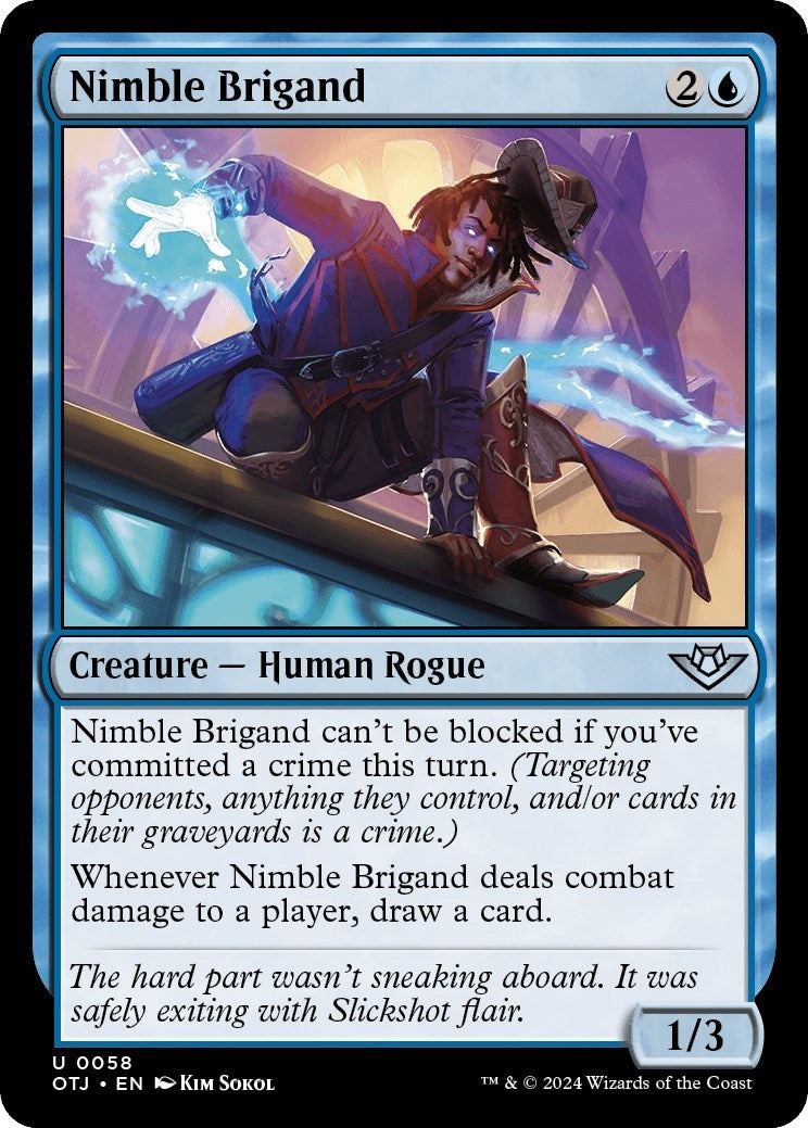 Image for Nimble Brigand (Outlaws of Thunder Junction) (58) - Magic: The Gathering