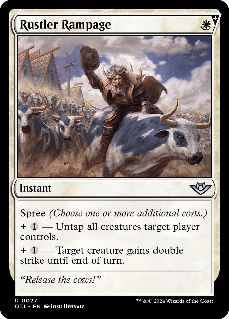 Image for Rustler Rampage (Outlaws of Thunder Junction) (27) - Magic: The Gathering