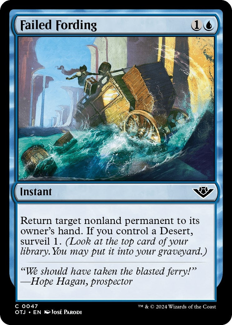 Image for Failed Fording (Outlaws of Thunder Junction) (47) - Magic: The Gathering