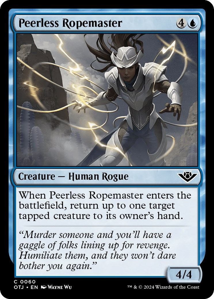 Image for Peerless Ropemaster (Outlaws of Thunder Junction) (60) - Magic: The Gathering