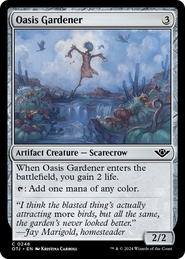 Image for Oasis Gardener (Outlaws of Thunder Junction) (246) - Magic: The Gathering