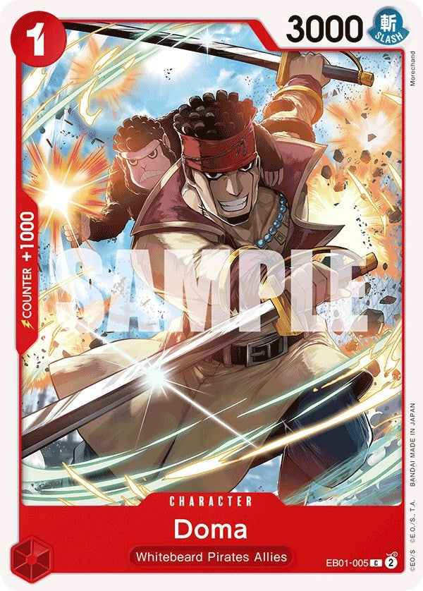 Image for Doma (Extra Booster: Memorial Collection) (EB01-005) - One Piece Card Game