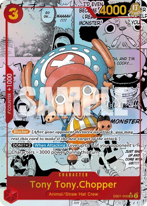 Image for Tony Tony.Chopper (Alternate Art) (Manga) (Extra Booster: Memorial Collection) (EB01-006) - One Piece Card Game