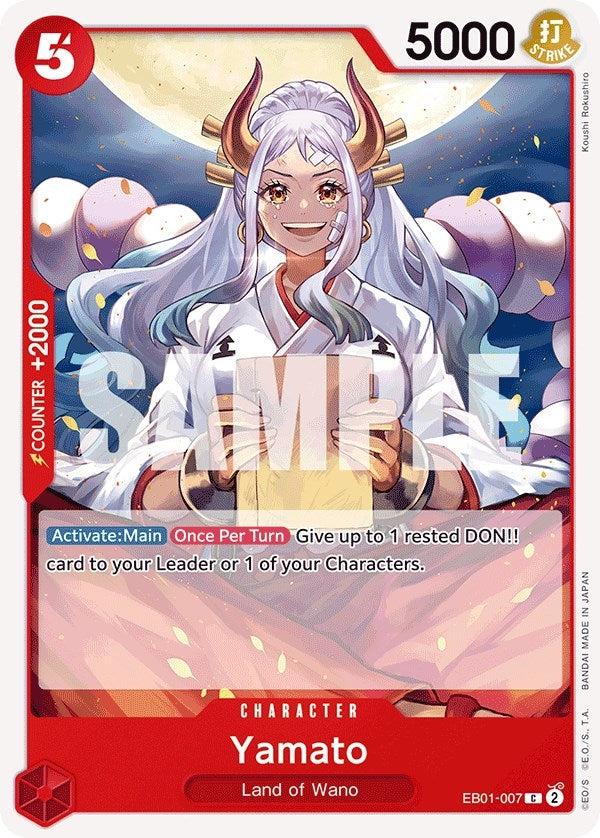 Image for Yamato (Extra Booster: Memorial Collection) (EB01-007) - One Piece Card Game