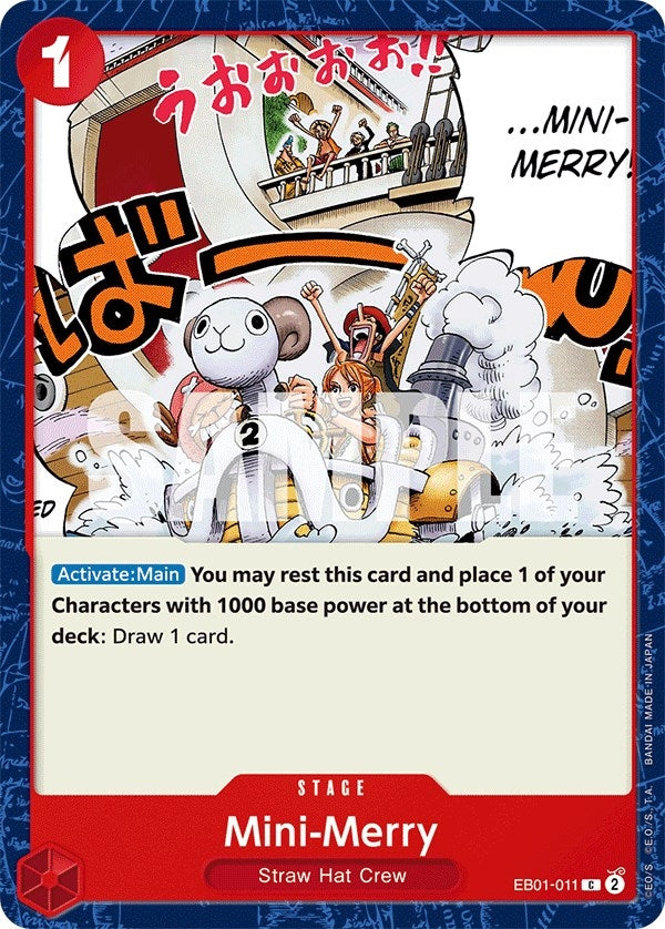 Image for Mini-Merry (Extra Booster: Memorial Collection) (EB01-011) - One Piece Card Game