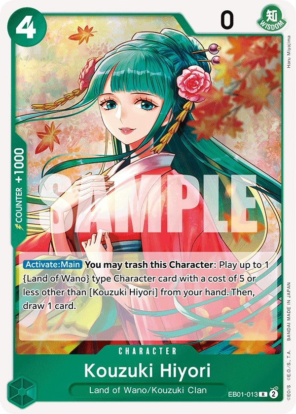 Image for Kouzuki Hiyori (Extra Booster: Memorial Collection) (EB01-013) - One Piece Card Game