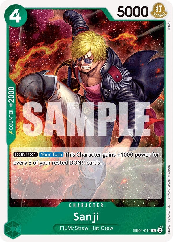 Image for Sanji (Extra Booster: Memorial Collection) (EB01-014) - One Piece Card Game