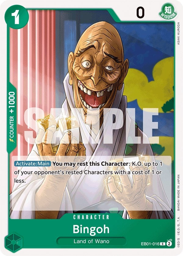 Image for Bingoh (Extra Booster: Memorial Collection) (EB01-016) - One Piece Card Game