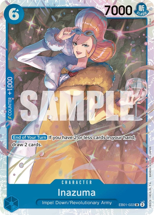 Image for Inazuma (Extra Booster: Memorial Collection) (EB01-022) - One Piece Card Game