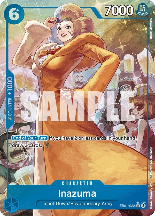 Image for Inazuma (Alternate Art) (Extra Booster: Memorial Collection) (EB01-022) - One Piece Card Game