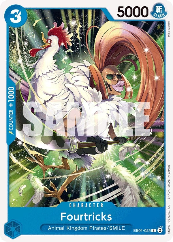 Image for Fourtricks (Extra Booster: Memorial Collection) (EB01-025) - One Piece Card Game