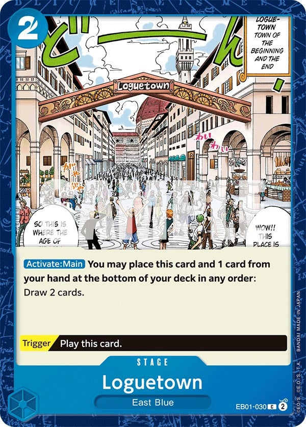 Image for Loguetown (Extra Booster: Memorial Collection) (EB01-030) - One Piece Card Game