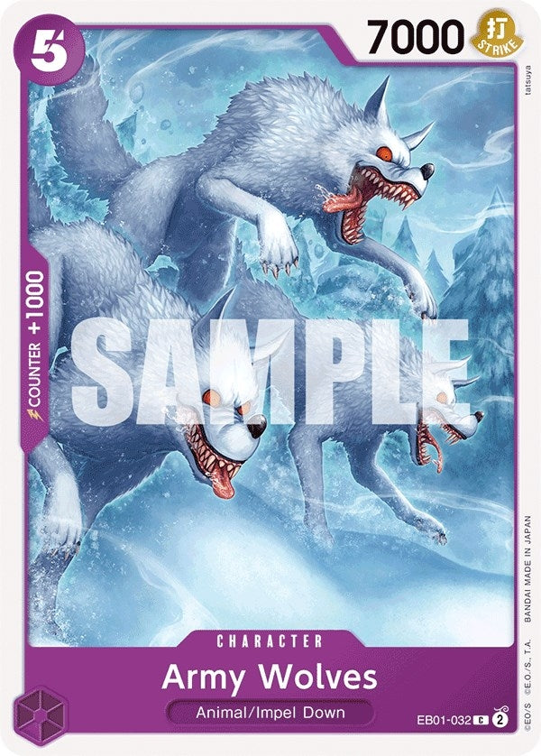 Image for Army Wolves (Extra Booster: Memorial Collection) (EB01-032) - One Piece Card Game