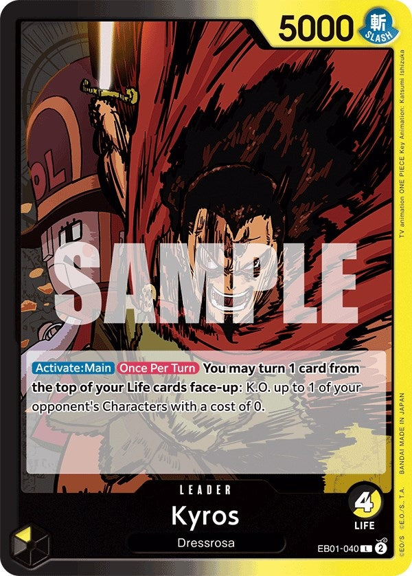 Image for Kyros (Extra Booster: Memorial Collection) (EB01-040) - One Piece Card Game