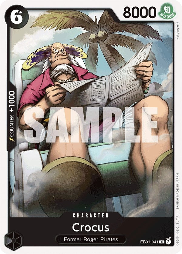 Image for Crocus (Extra Booster: Memorial Collection) (EB01-041) - One Piece Card Game