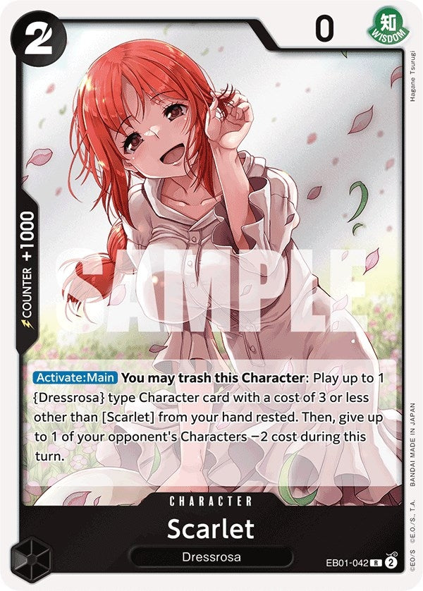 Image for Scarlet (Extra Booster: Memorial Collection) (EB01-042) - One Piece Card Game