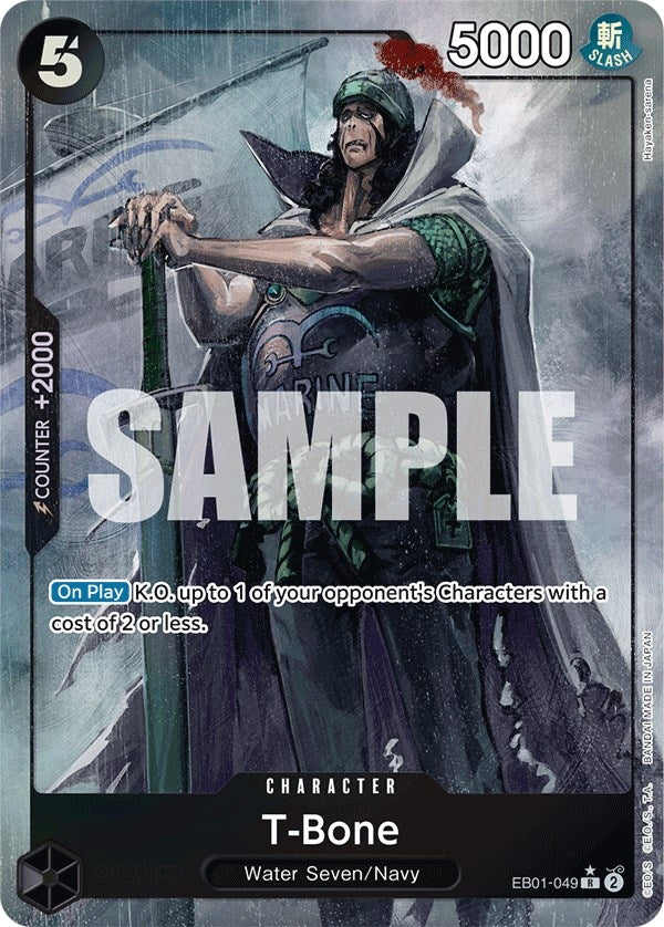 Image for T-Bone (Alternate Art) (Extra Booster: Memorial Collection) (EB01-049) - One Piece Card Game