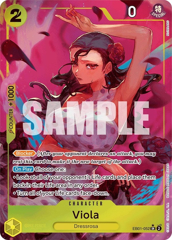 Image for Viola (Alternate Art) (Extra Booster: Memorial Collection) (EB01-052) - One Piece Card Game