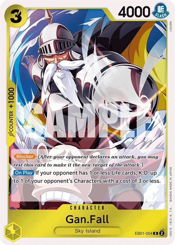 Image for Gan.Fall (Extra Booster: Memorial Collection) (EB01-054) - One Piece Card Game
