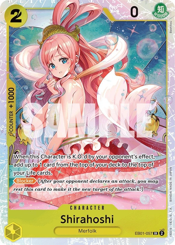 Image for Shirahoshi (Extra Booster: Memorial Collection) (EB01-057) - One Piece Card Game