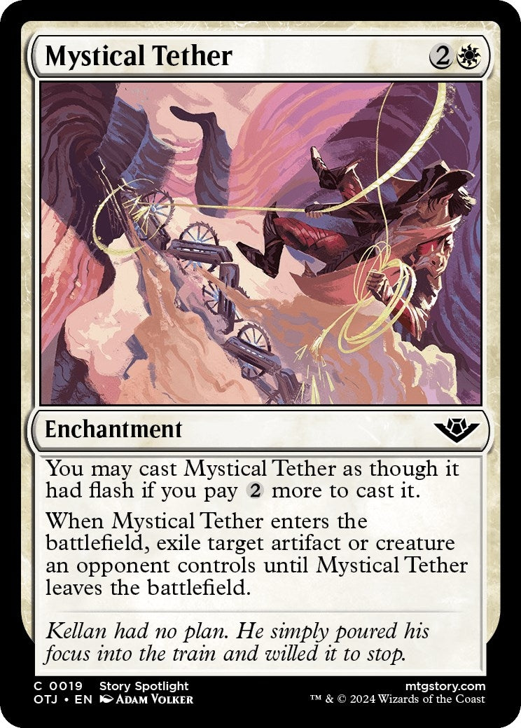 Image for Mystical Tether (Outlaws of Thunder Junction) (19) - Magic: The Gathering