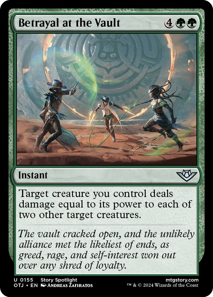 Image for Betrayal at the Vault (Outlaws of Thunder Junction) (155) - Magic: The Gathering