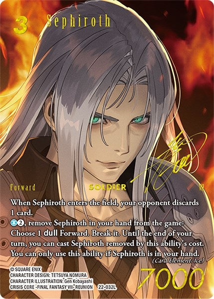 Image for Sephiroth (Full Art Signature) (Hidden Hope) (22-032L) - Final Fantasy TCG