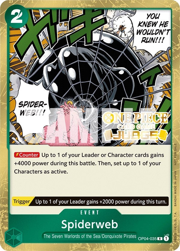 Image for Spiderweb (Judge Pack Vol. 3) (One Piece Promotion Cards) (OP04-035) - One Piece Card Game