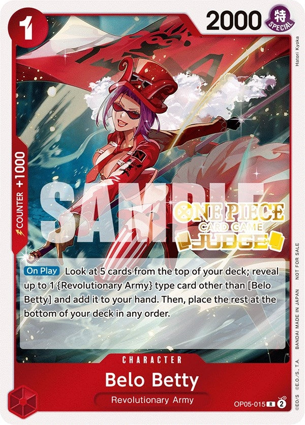 Image for Belo Betty (Judge Pack Vol. 3) (One Piece Promotion Cards) (OP05-015) - One Piece Card Game