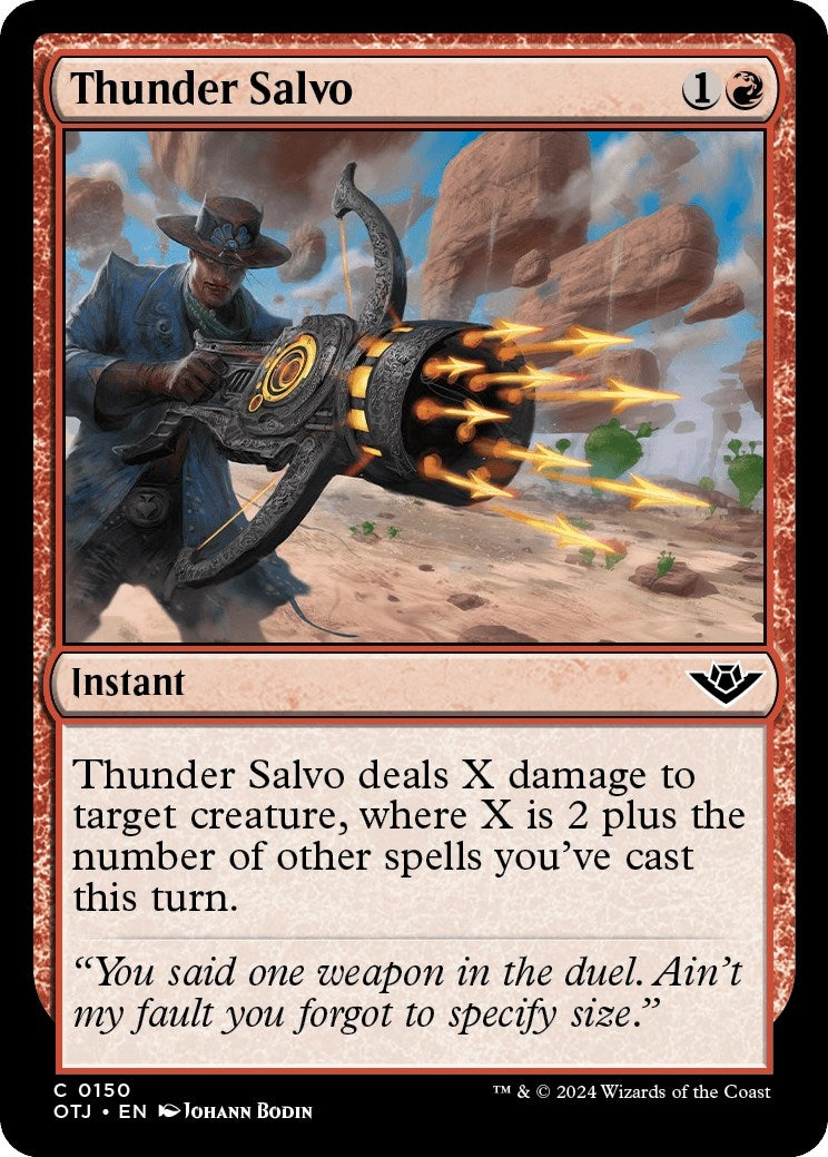 Image for Thunder Salvo (Outlaws of Thunder Junction) (150) - Magic: The Gathering