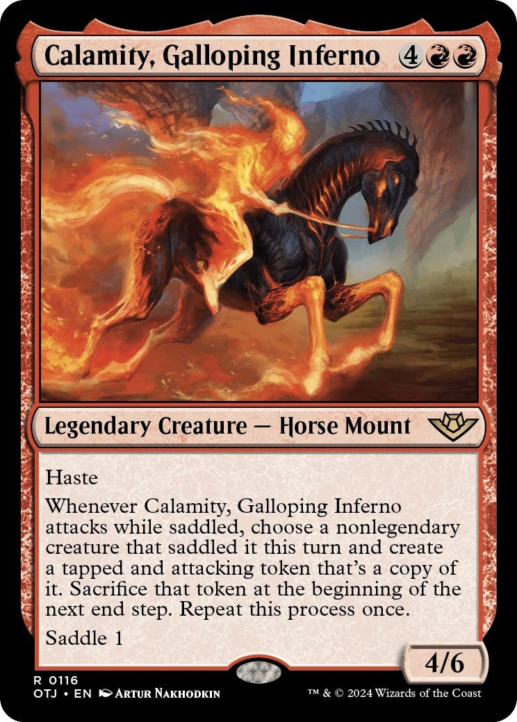 Image for Calamity, Galloping Inferno (Outlaws of Thunder Junction) (116) - Magic: The Gathering