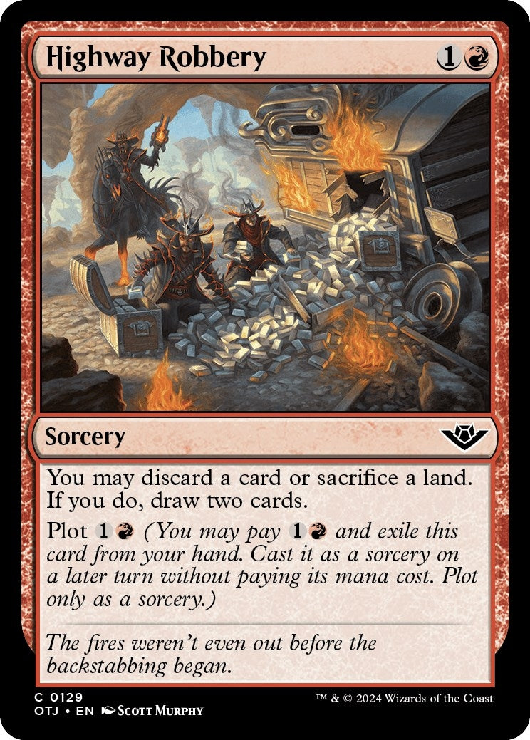 Image for Highway Robbery (Outlaws of Thunder Junction) (129) - Magic: The Gathering