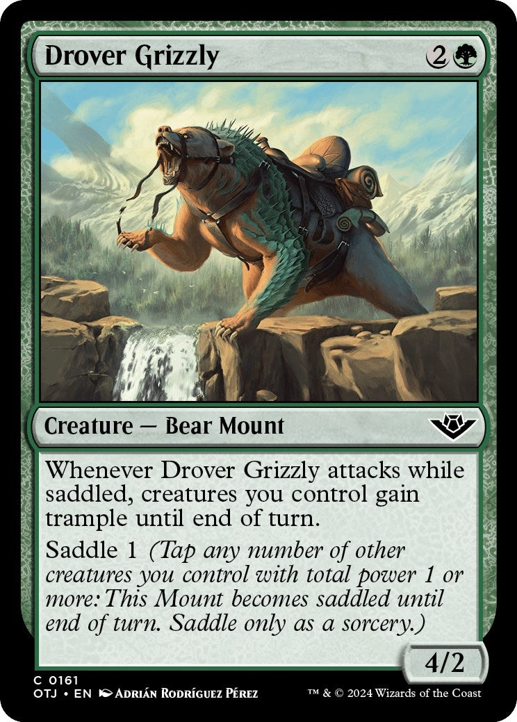 Image for Drover Grizzly (Outlaws of Thunder Junction) (161) - Magic: The Gathering