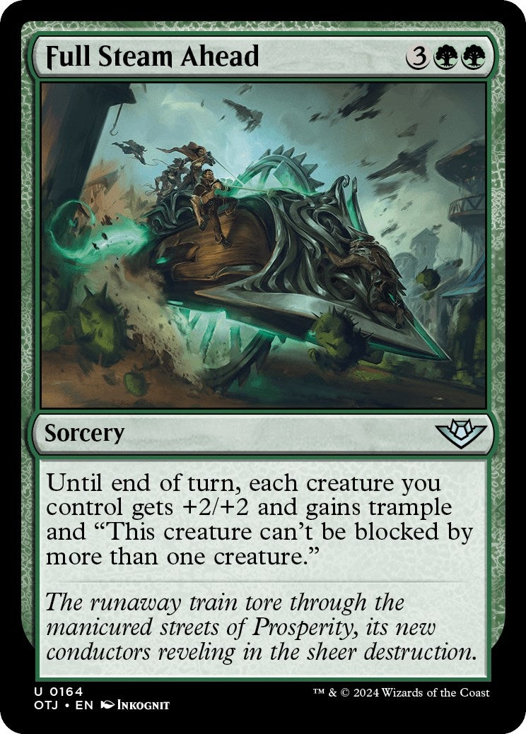 Image for Full Steam Ahead (Outlaws of Thunder Junction) (164) - Magic: The Gathering