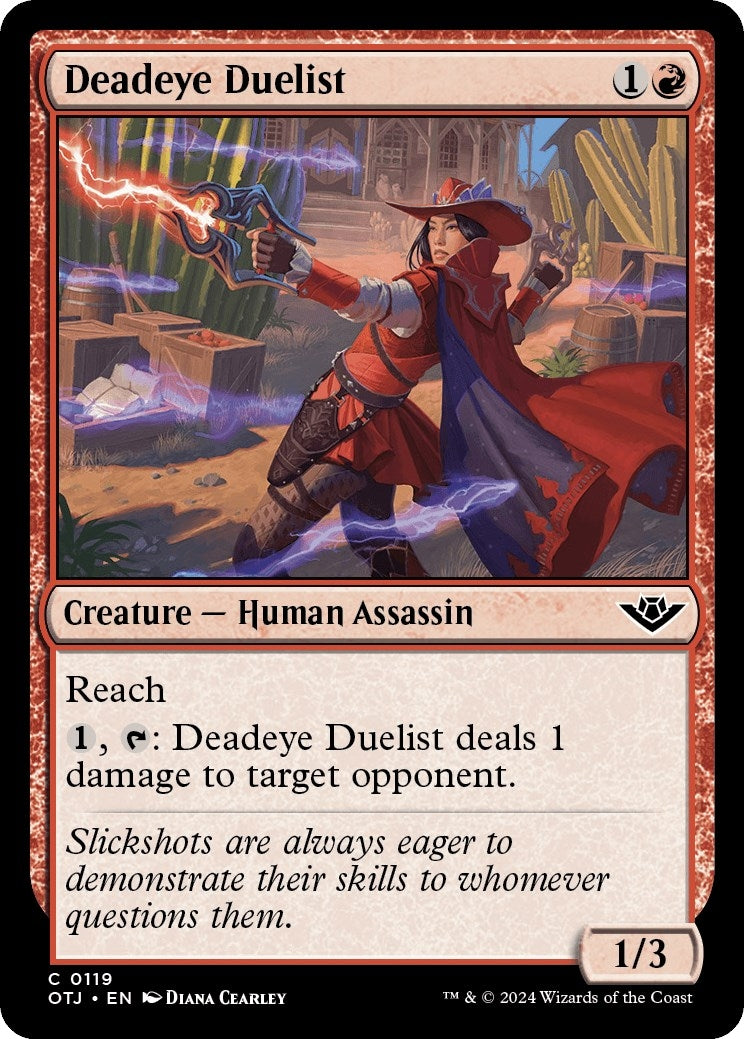 Image for Deadeye Duelist (Outlaws of Thunder Junction) (119) - Magic: The Gathering
