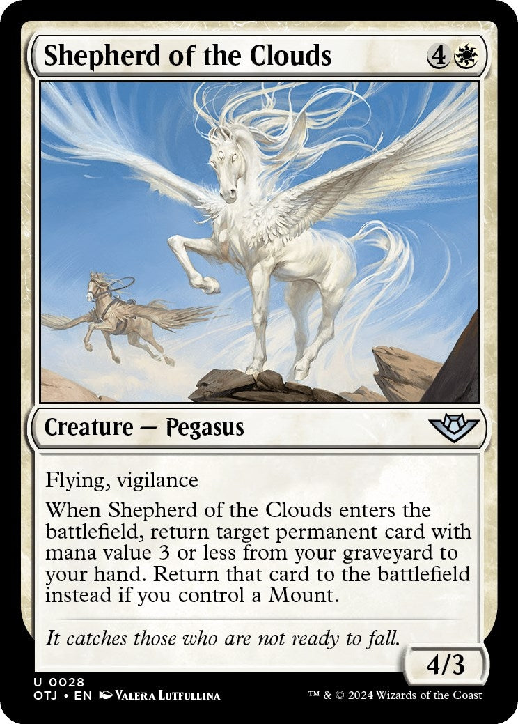 Image for Shepherd of the Clouds (Outlaws of Thunder Junction) (28) - Magic: The Gathering