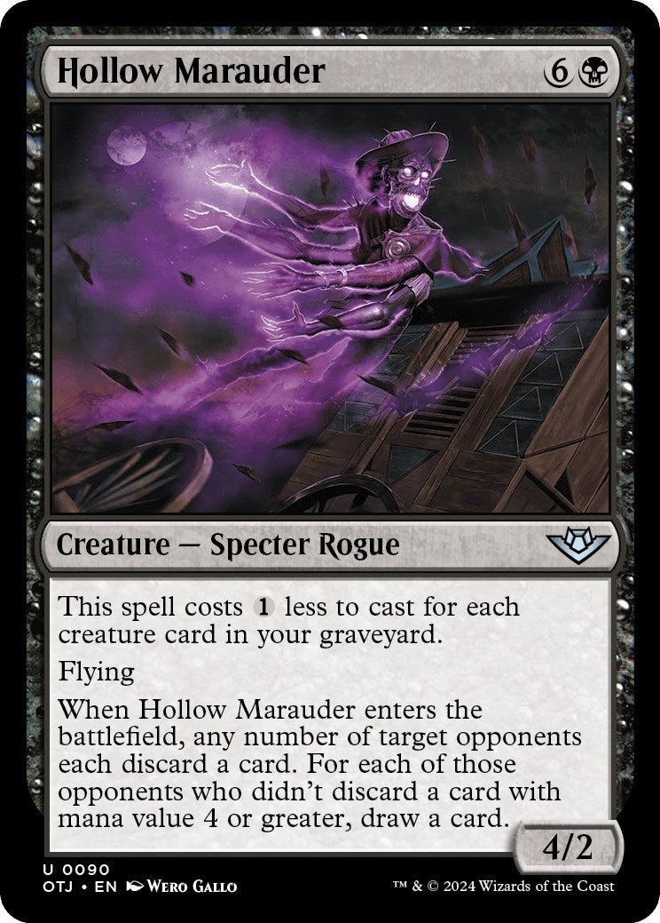 Image for Hollow Marauder (Outlaws of Thunder Junction) (90) - Magic: The Gathering
