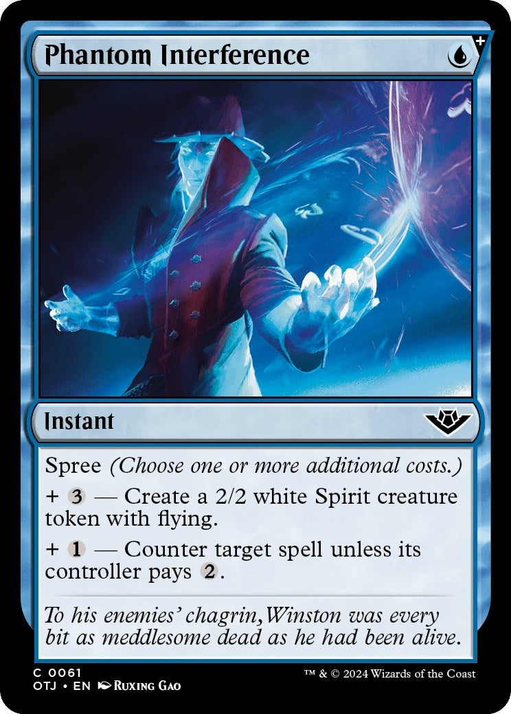 Image for Phantom Interference (Outlaws of Thunder Junction) (61) - Magic: The Gathering
